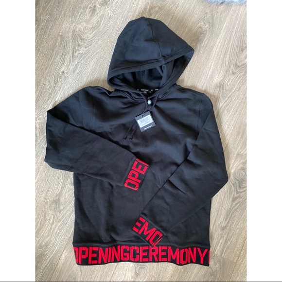 BNWT Opening Ceremony Hoodie with monogram elastic - Picture 3 of 3